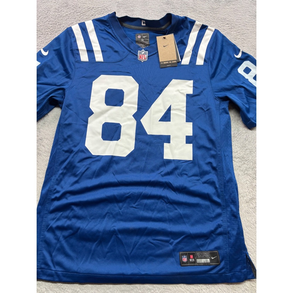 Nike Indianapolis Colts Warren 84 NFL Jersey Mens Medium Blue New With Flaws